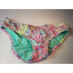 Shade Shore Bikini Bottom Mint and Pink  SZ L